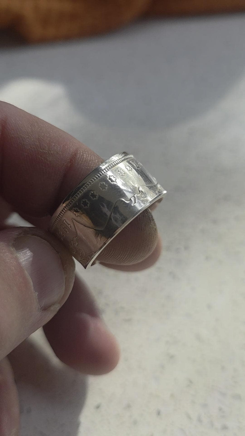 The Sovereign Morgan Silver Dollar Coin Ring Collection