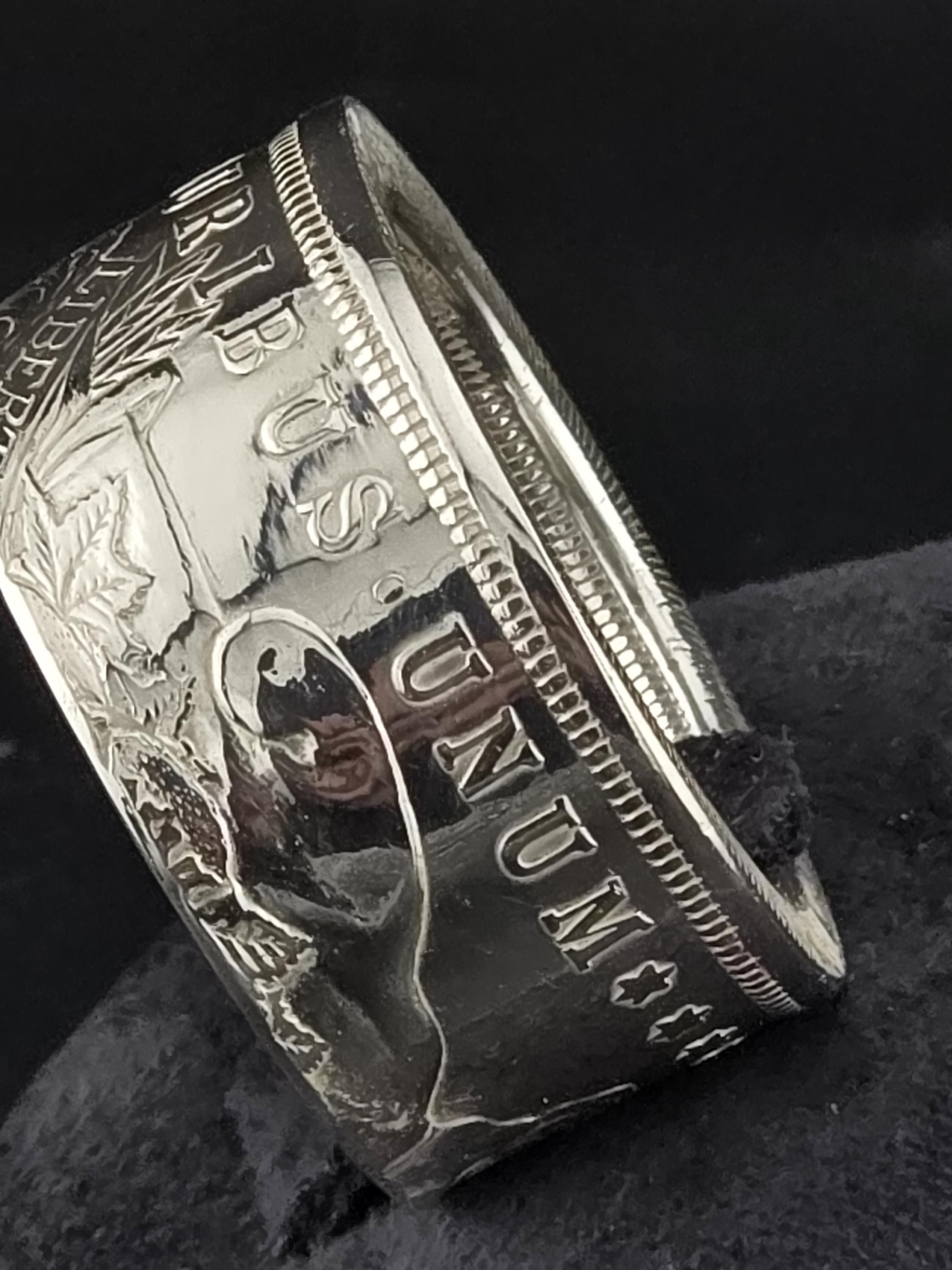 The Sovereign Morgan Silver Dollar Coin Ring Collection