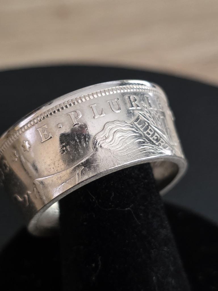 The Sovereign Morgan Silver Dollar Coin Ring Collection