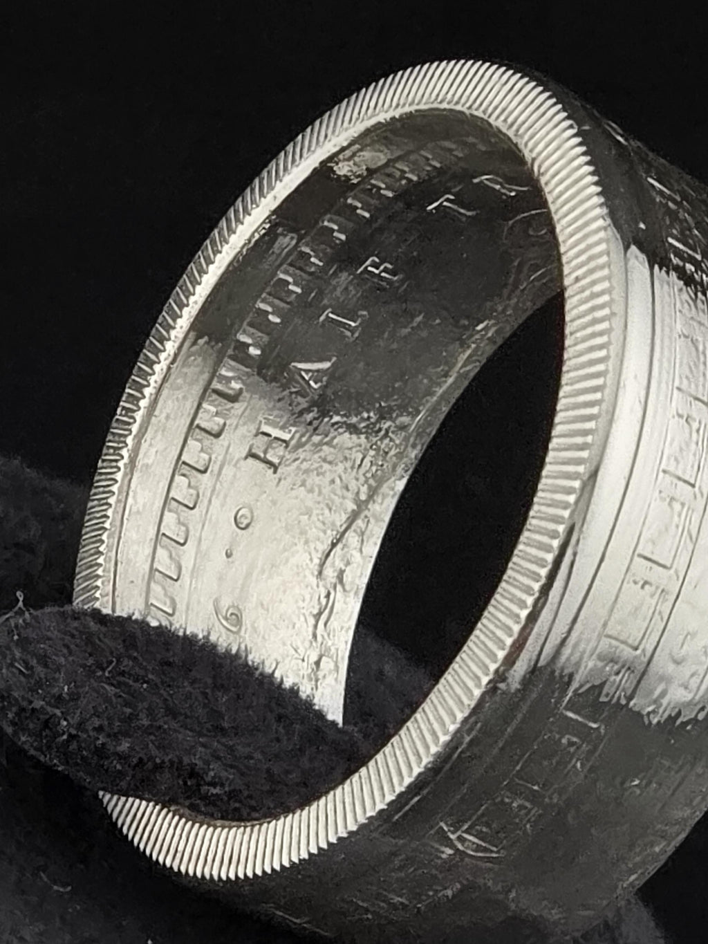 Aztec Calendar Sun Stone Ring – .999 Fine Silver Statement Band (1/2 oz.)